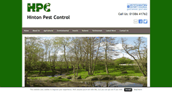 Desktop Screenshot of hintonpestcontrol.co.uk